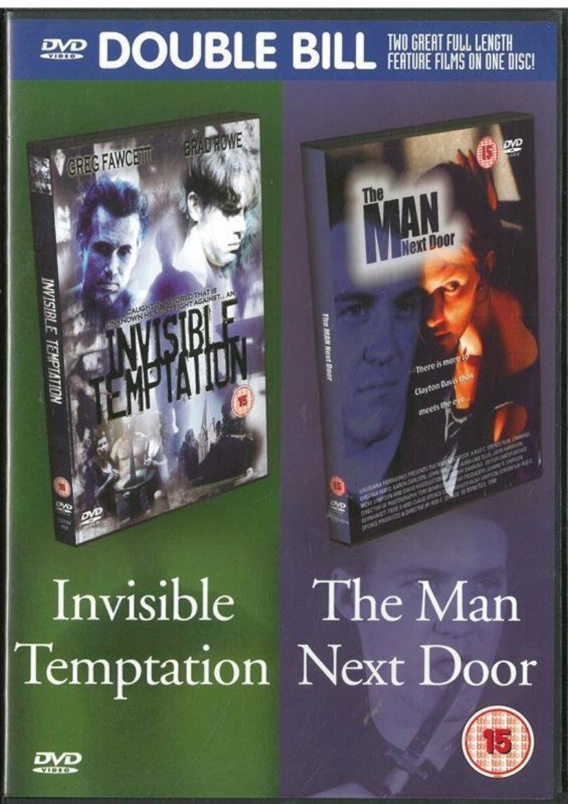 Invisible Temptation/The Man Next Door on DVD