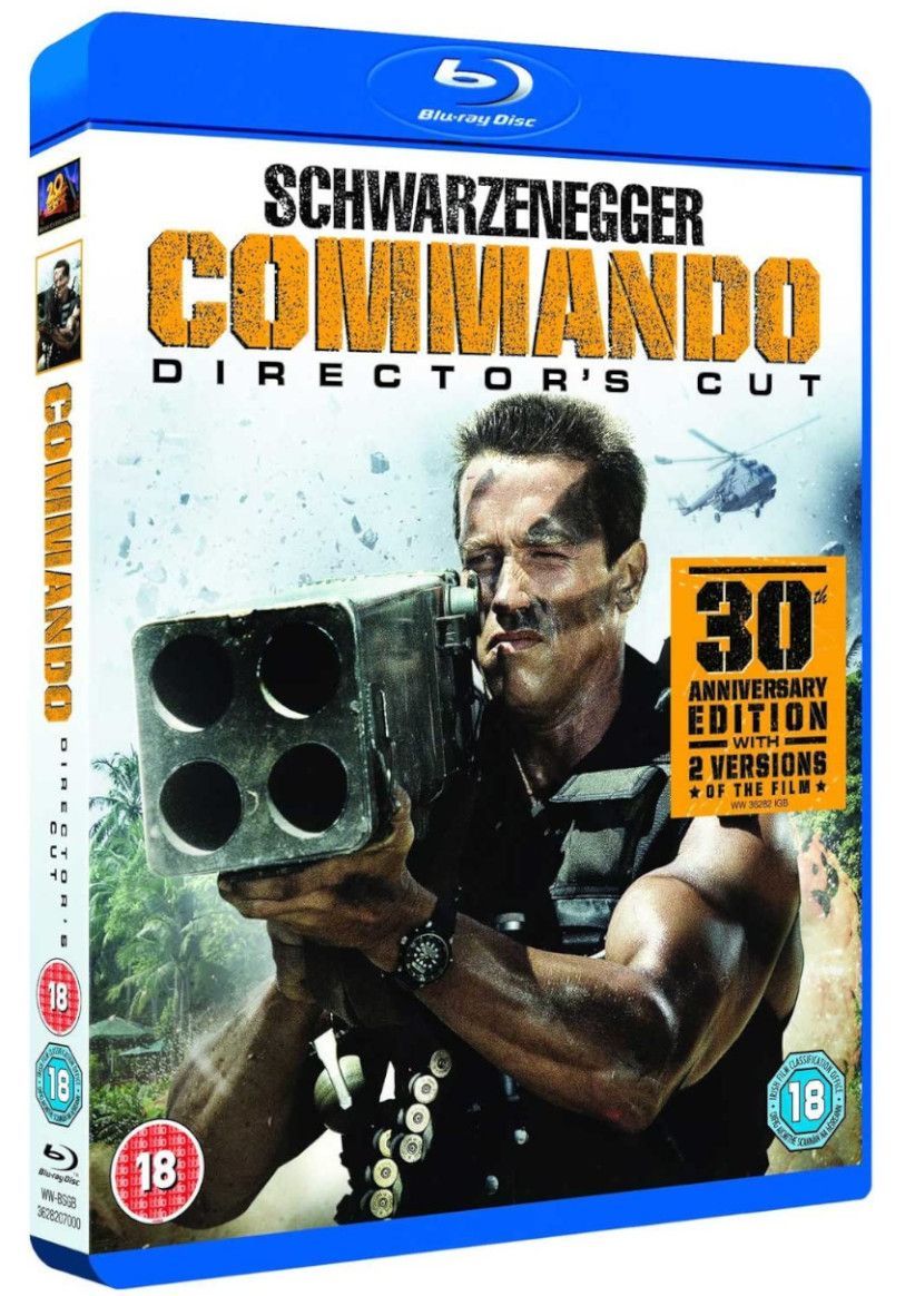 Commando Director's Cut BD on Blu-ray