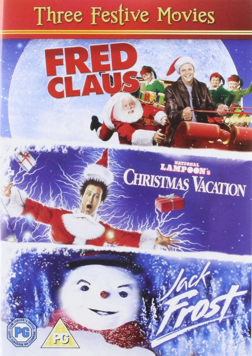 Festive Film Collection (Jack Frost/Fred Claus/National Lampoon's Christmas Vacation) on DVD
