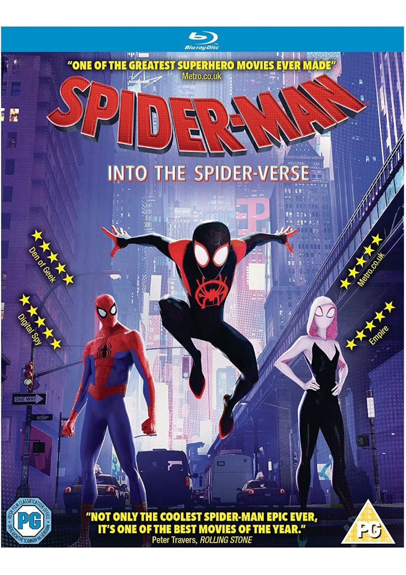 Spider-man Into The Spider-Verse on Blu-ray