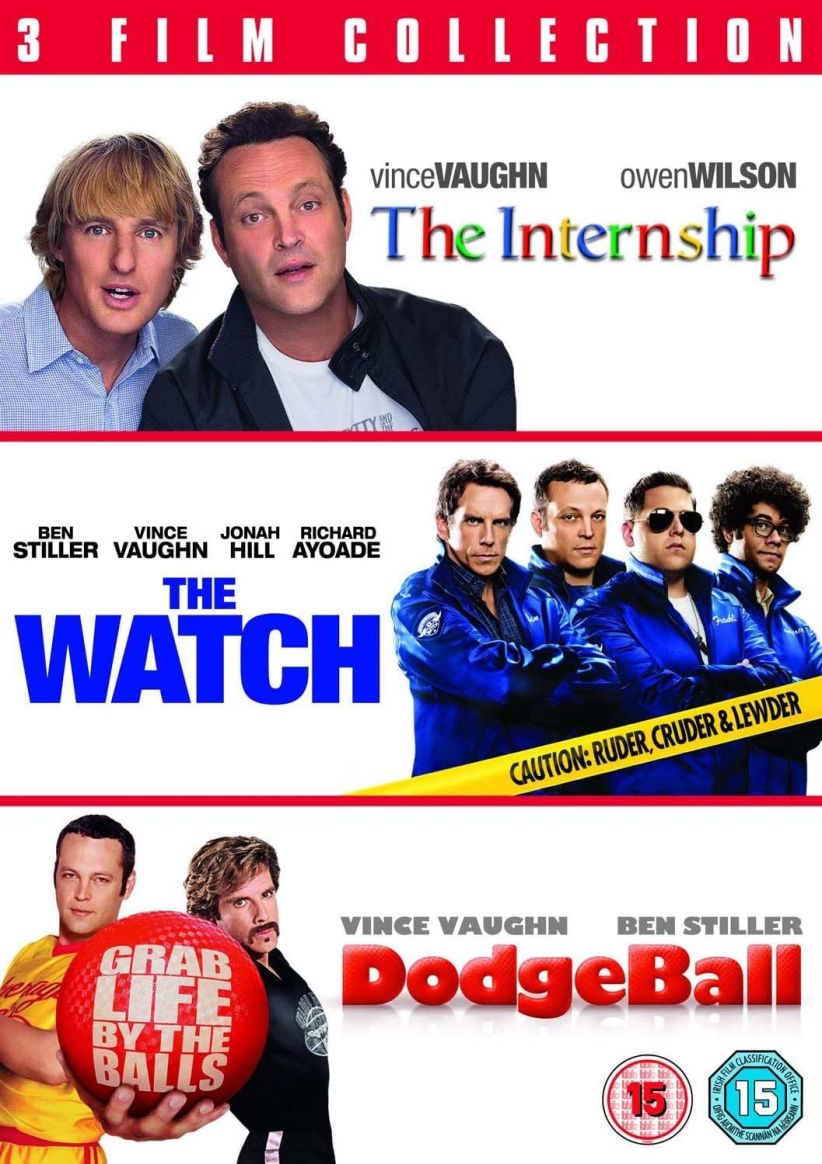 The Internship/ The Watch/ Dodgeball on DVD