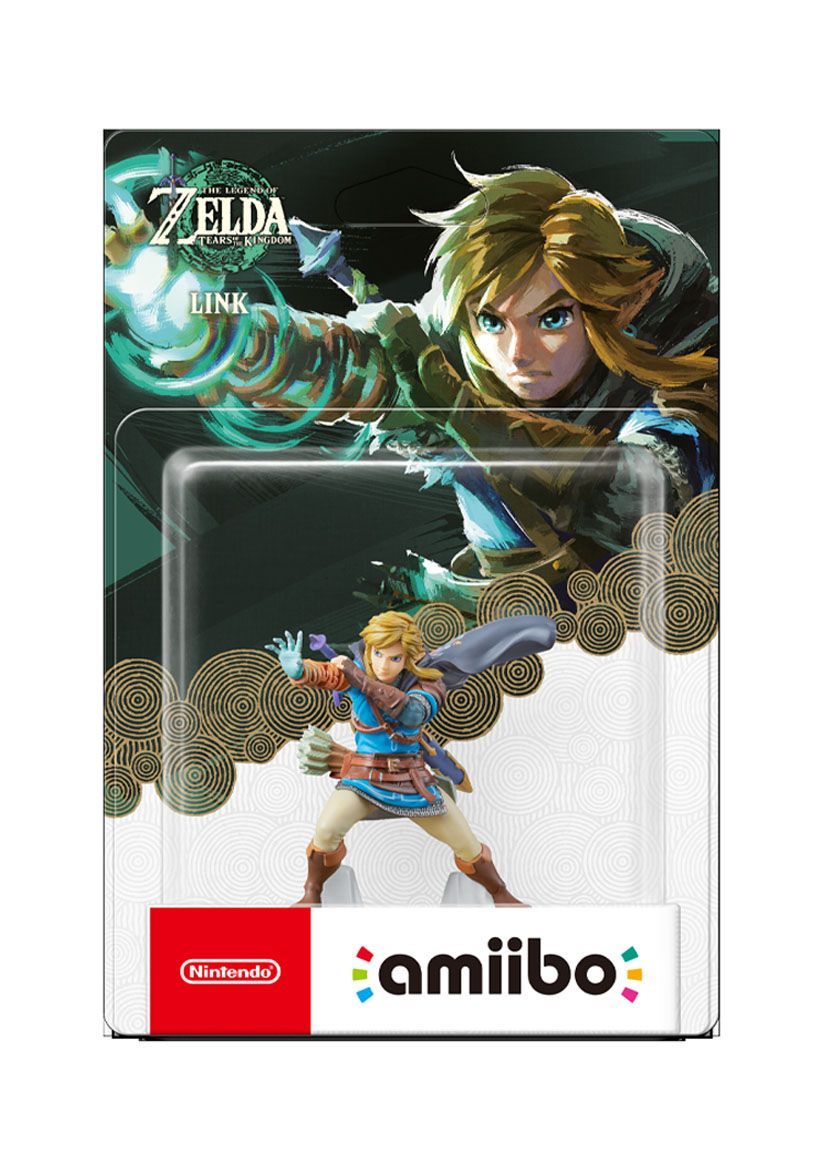 The Legend of Zelda Tears of the Kingdom - Link Amiibo + Poster on Nintendo Switch