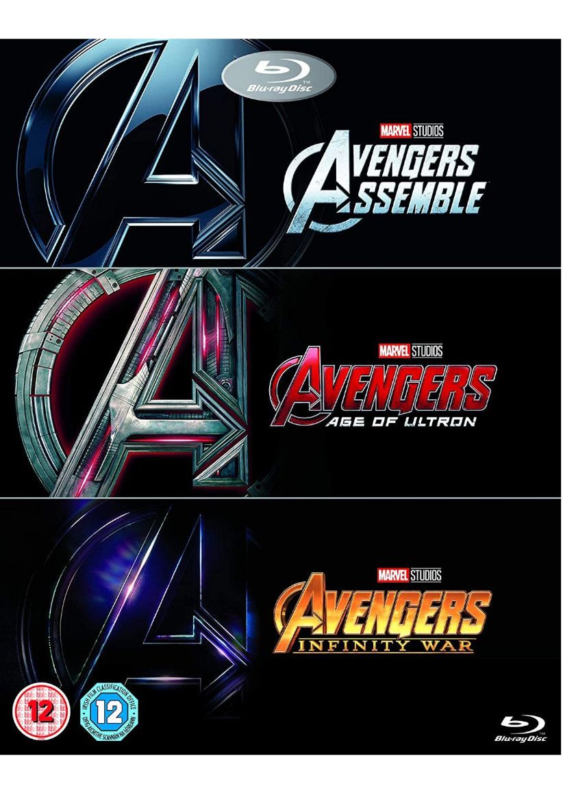 Avengers Trilogy Boxset on Blu-ray