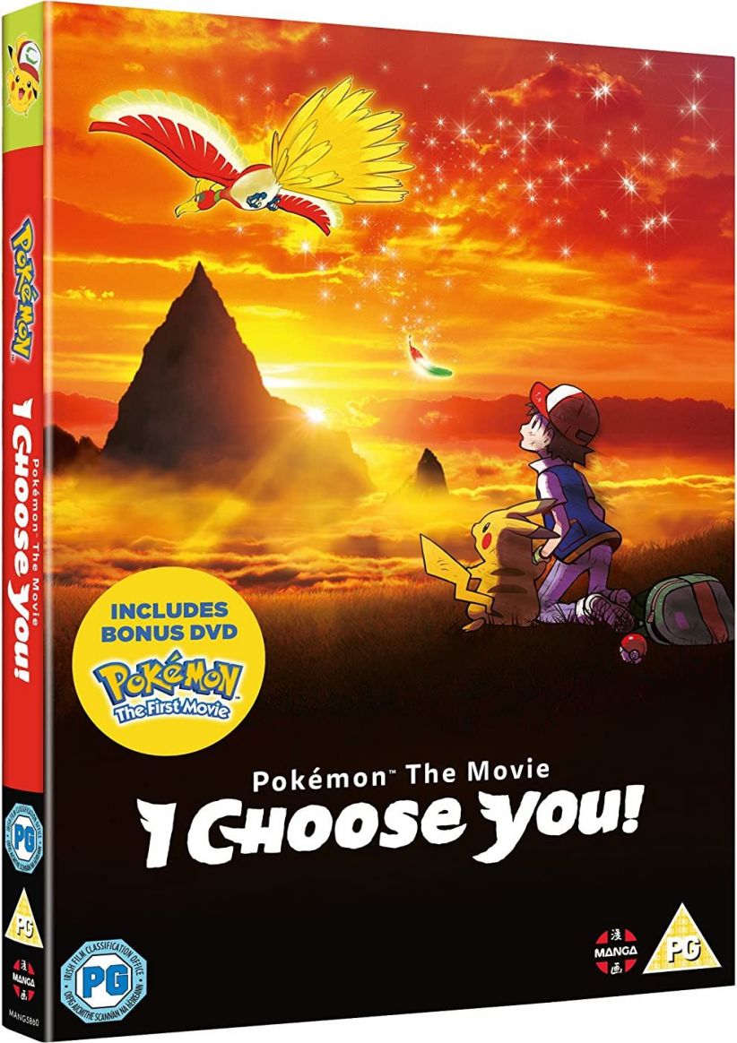 Pokemon The Movie: I Choose You! DVD with Bonus First Movie Disc on DVD