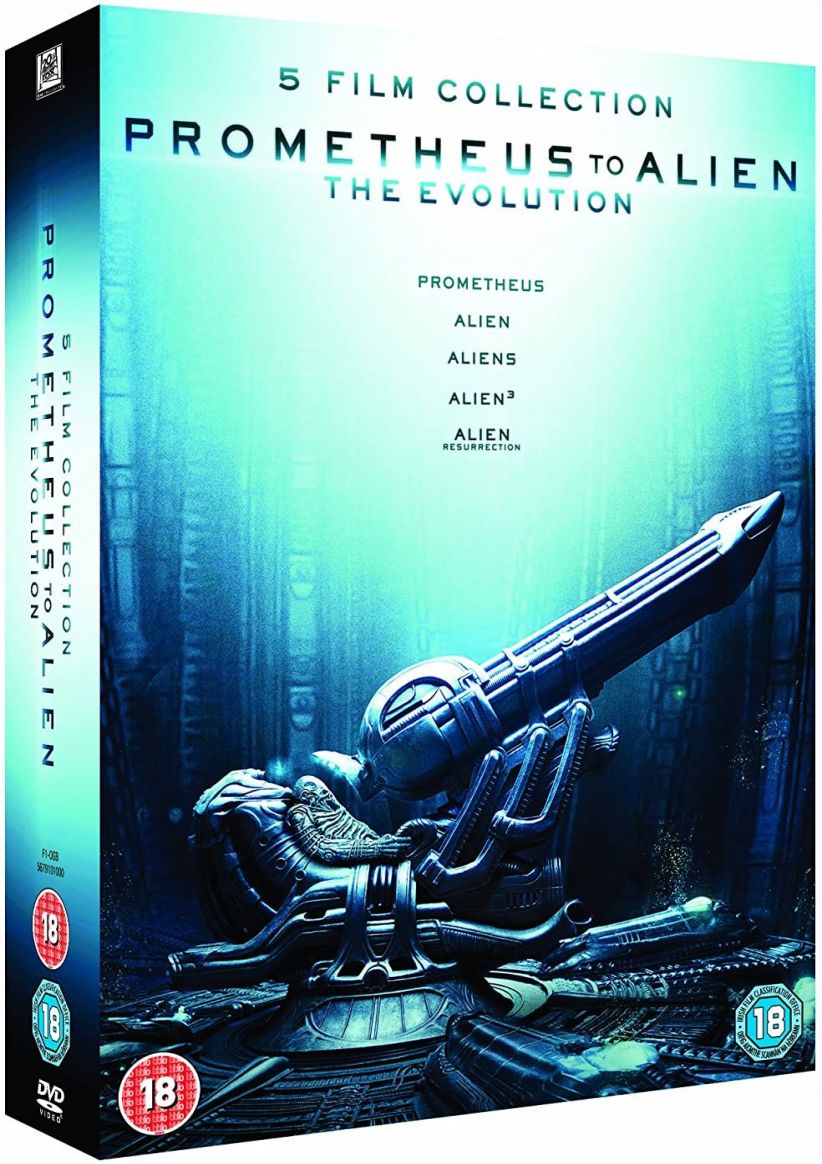 Prometheus to Alien - The Evolution 5-Film Collection on DVD
