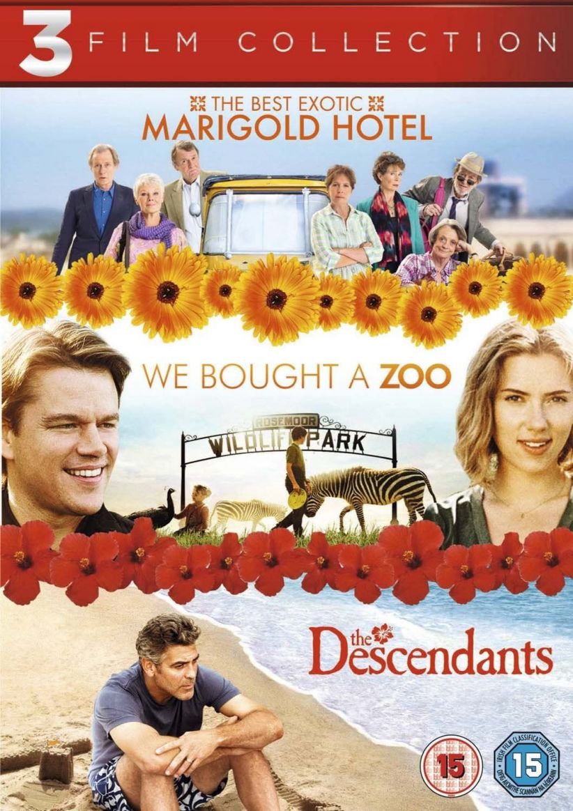 The Best Exotic Marigold Hotel / We Bought a Zoo / The Descendants on DVD