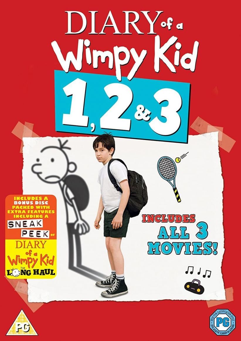 Diary of a Wimpy Kid 1-3 on DVD