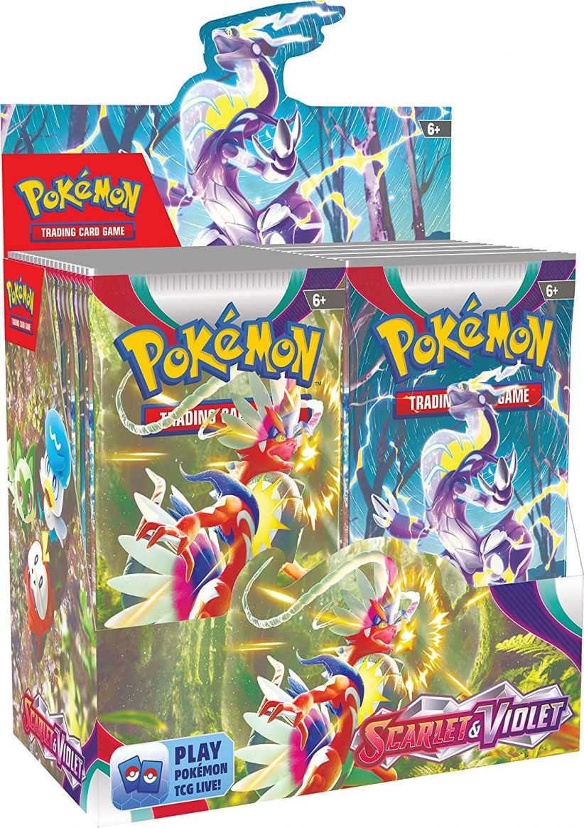 Pokemon TCG: Scarlet and Violet Booster Box (36 Booster Packs) on Trading Cards