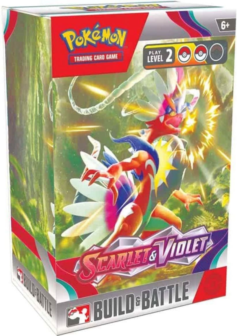 Pokemon TCG: Scarlet and Violet Build and Battle Box on Trading Cards