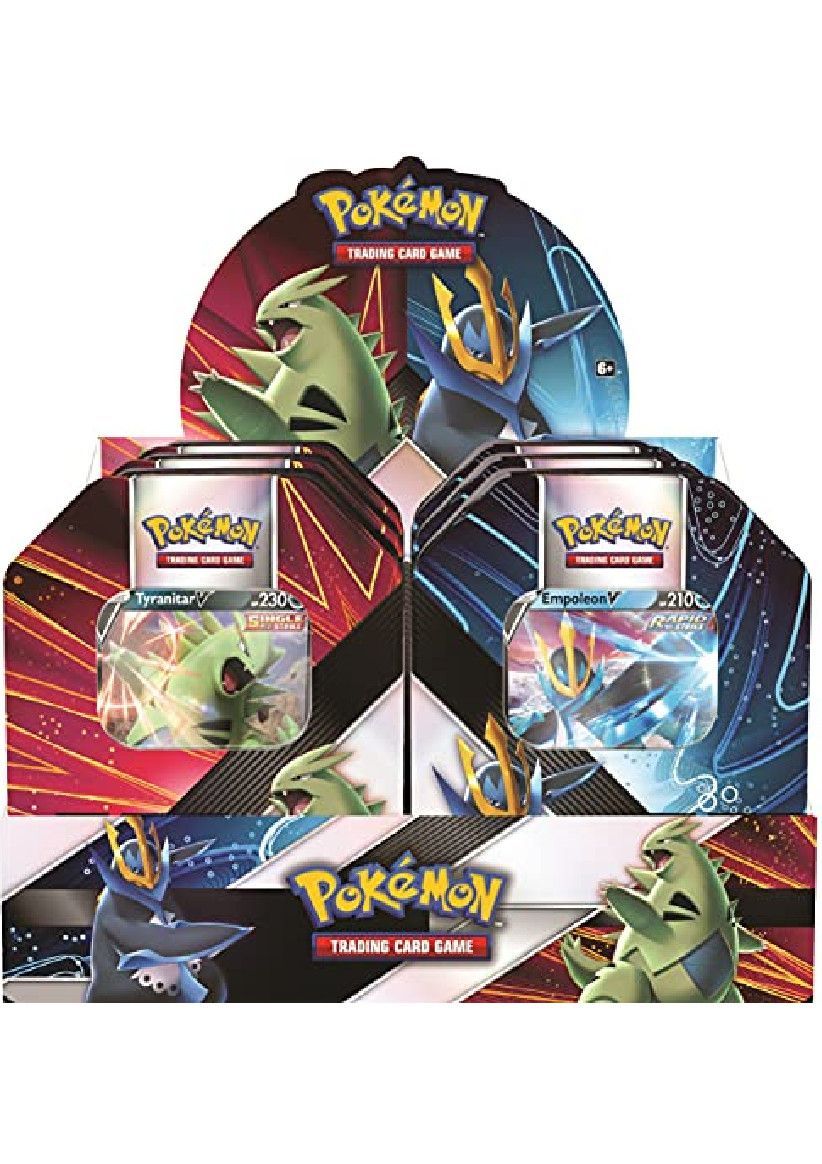 Pokemon TCG: V Strikers Tin (Tyranitar/Empoleon) 1 At Random on Trading Cards