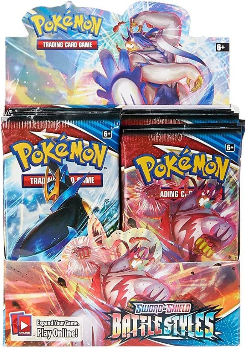 Pokemon TCG: Sword & Shield - Battle Styles Booster Box (36 Packs) on Trading Cards