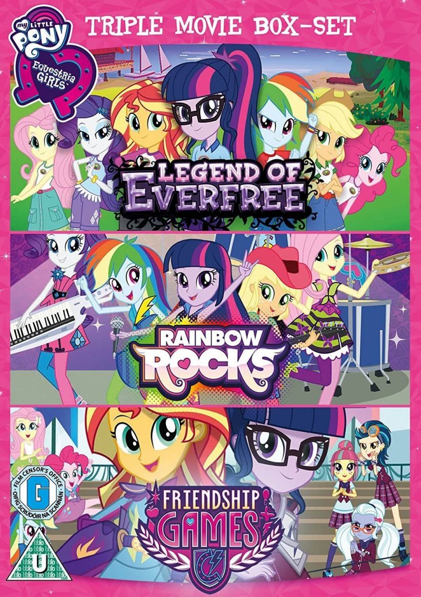 My Little Pony Equestria Girls Triple Box Set on DVD
