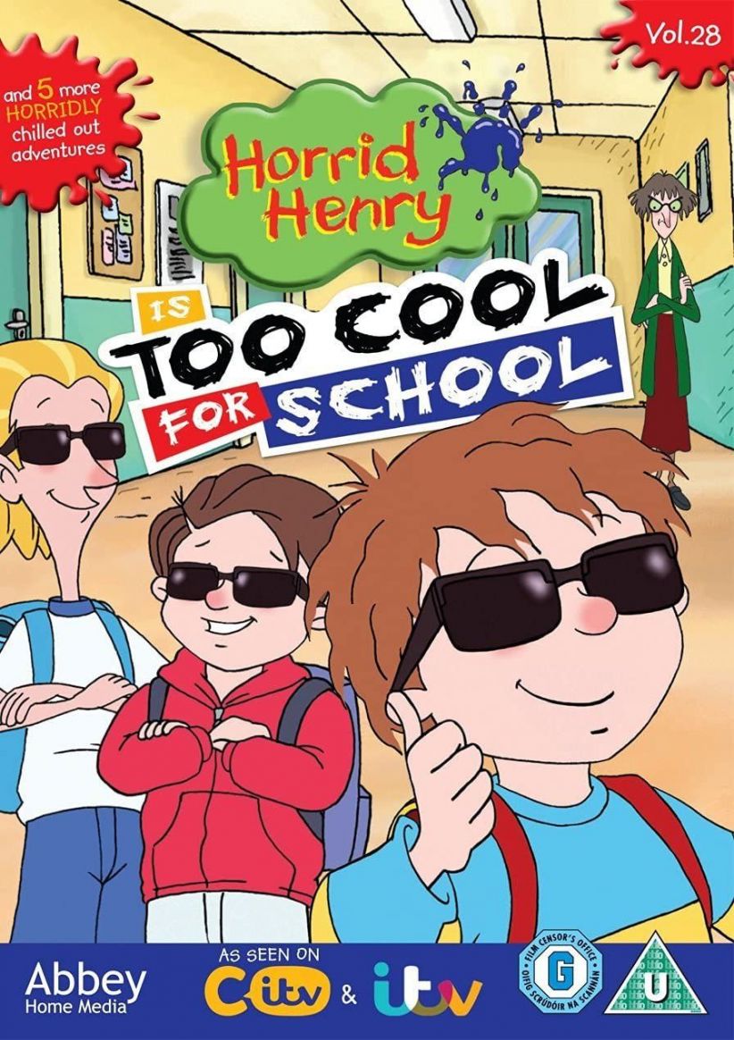 Horrid Henry - Too Cool For School on DVD