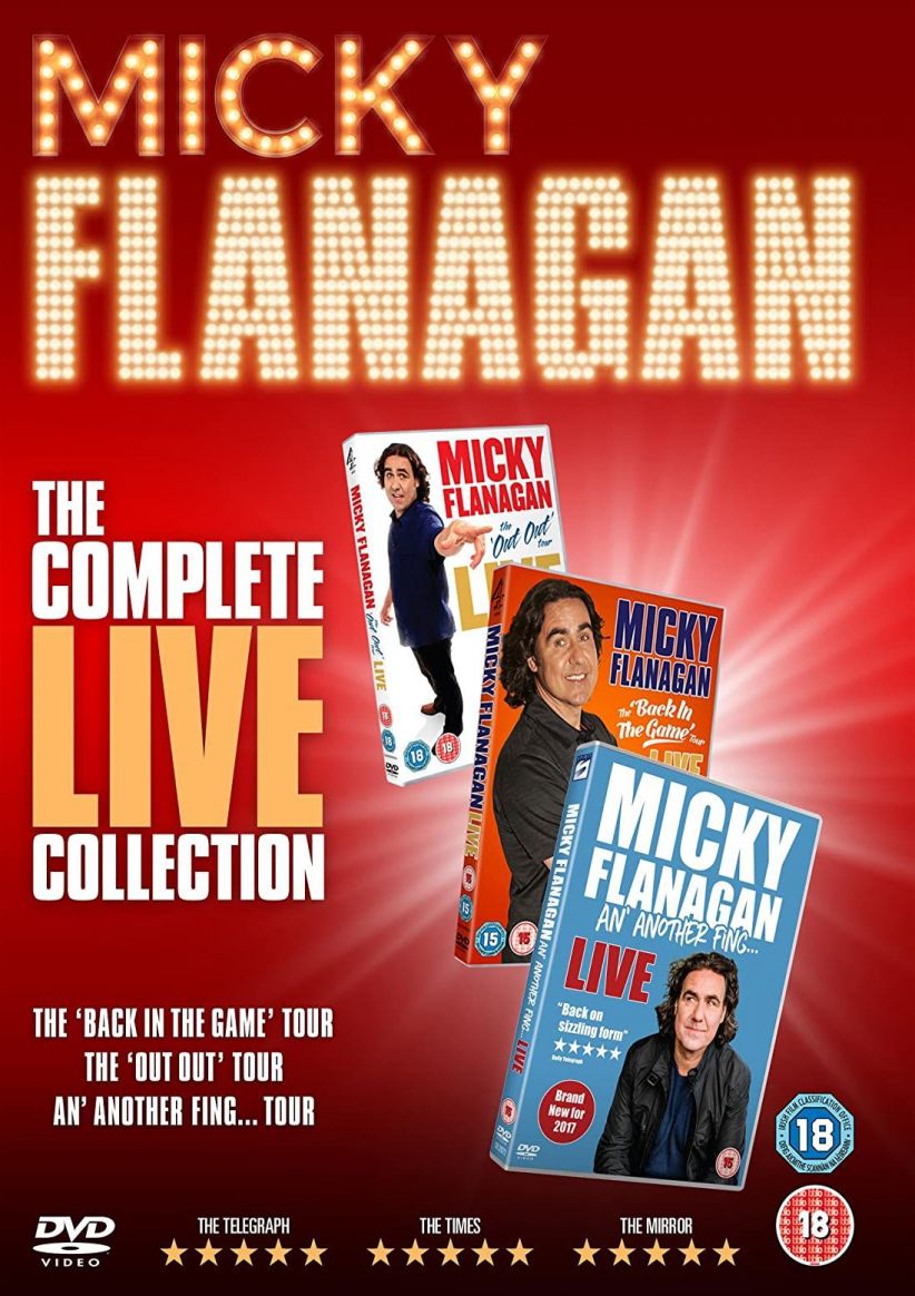 Micky Flanagan The Complete Live Collection (2017) on DVD