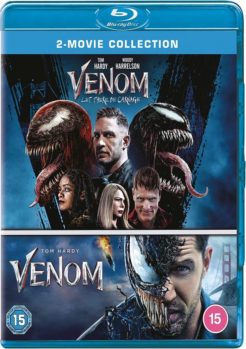 Venom 1&2: (2018) & Let There Be Carnage on Blu-ray