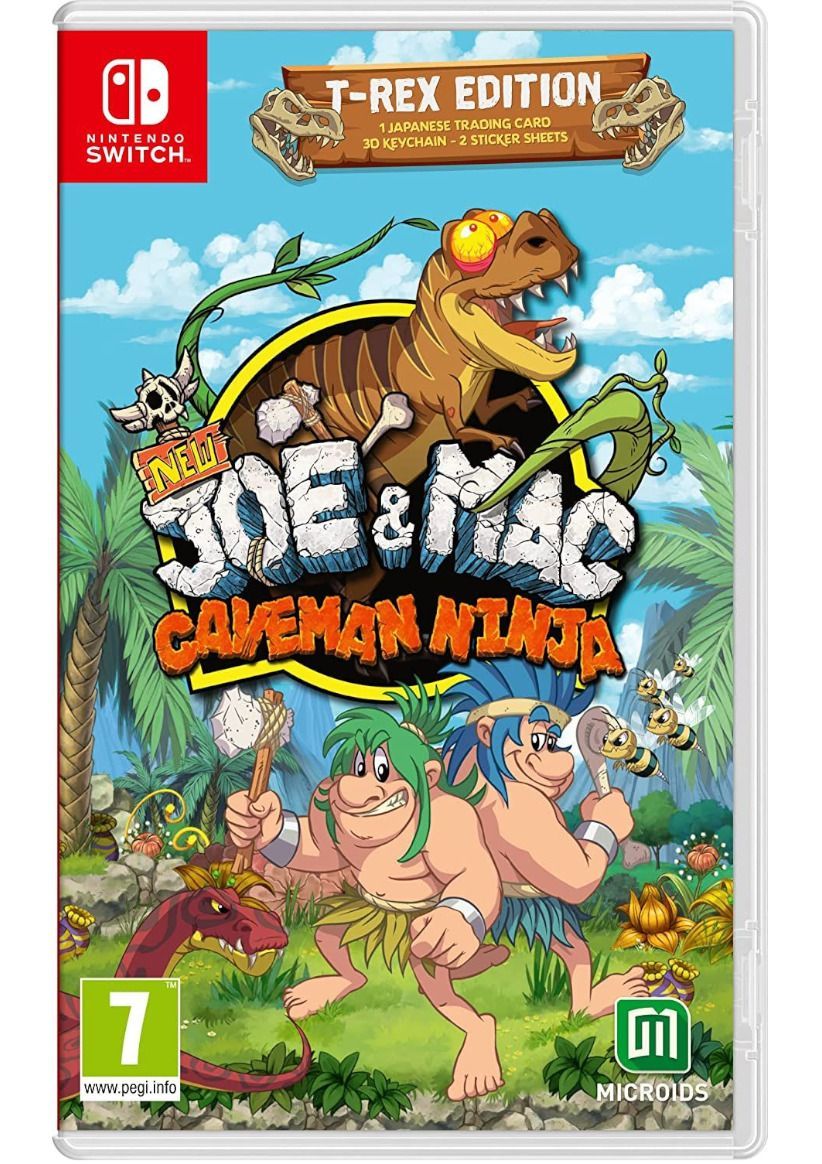 New Joe & Mac: Caveman Ninja - T-Rex Edition on Nintendo Switch