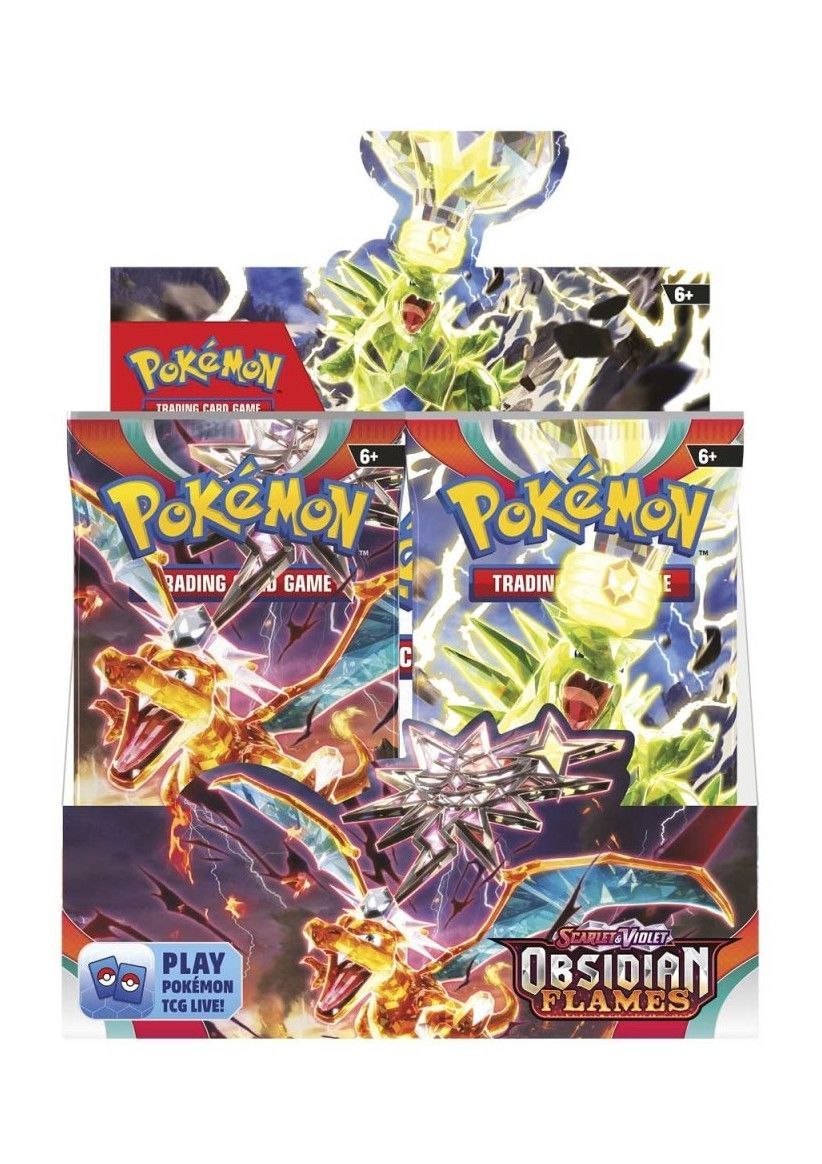 Pokemon TCG: Scarlet & Violet 3 Obsidian Flames Booster Box (36 Packs) on Trading Cards