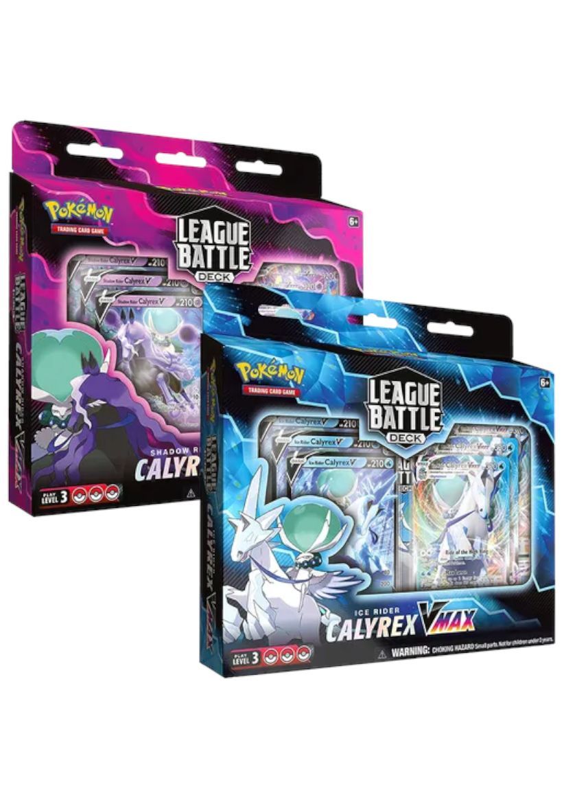 Pokémon TCG: League Battle Deck Shadow Calyrex or Ice Calyrex (1 At Random) on Trading Cards