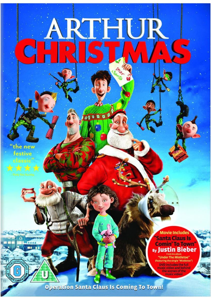 Arthur Christmas on DVD