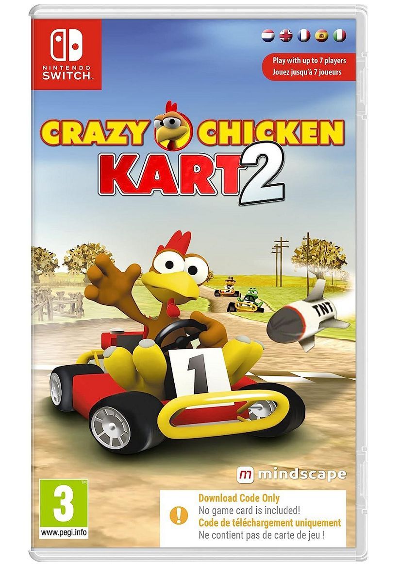 Crazy Chicken Kart 2 (Code-In-A-Box) on Nintendo Switch
