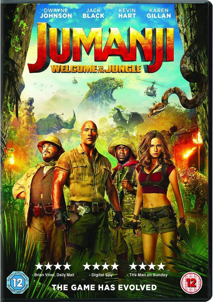 Jumanji: Welcome To The Jungle on DVD