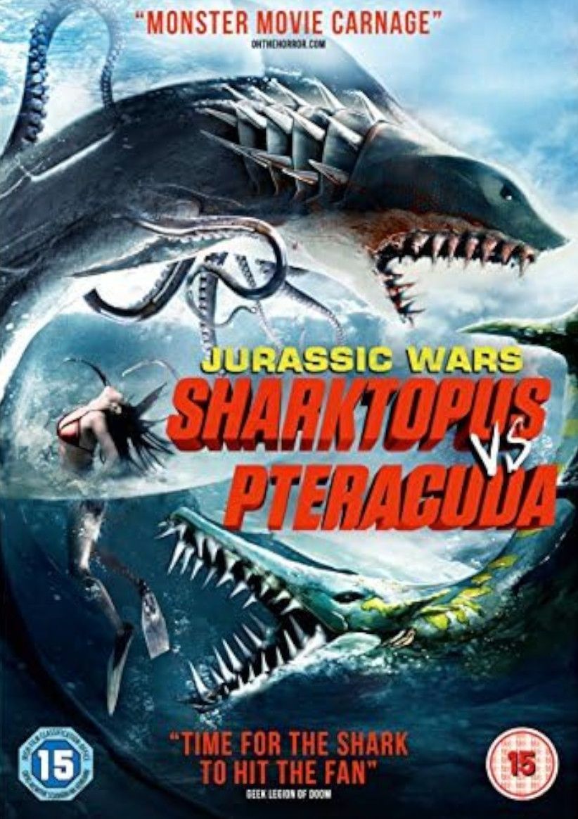 Jurassic Wars Sharktopus Vs Pteracuda on DVD