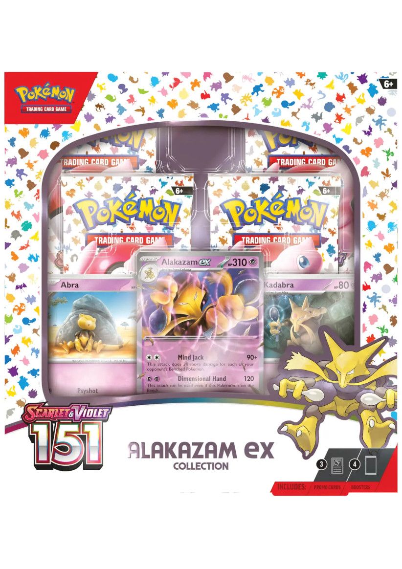 Pokémon TCG: Scarlet & Violet - 151 Alakazam ex Collection on Trading Cards