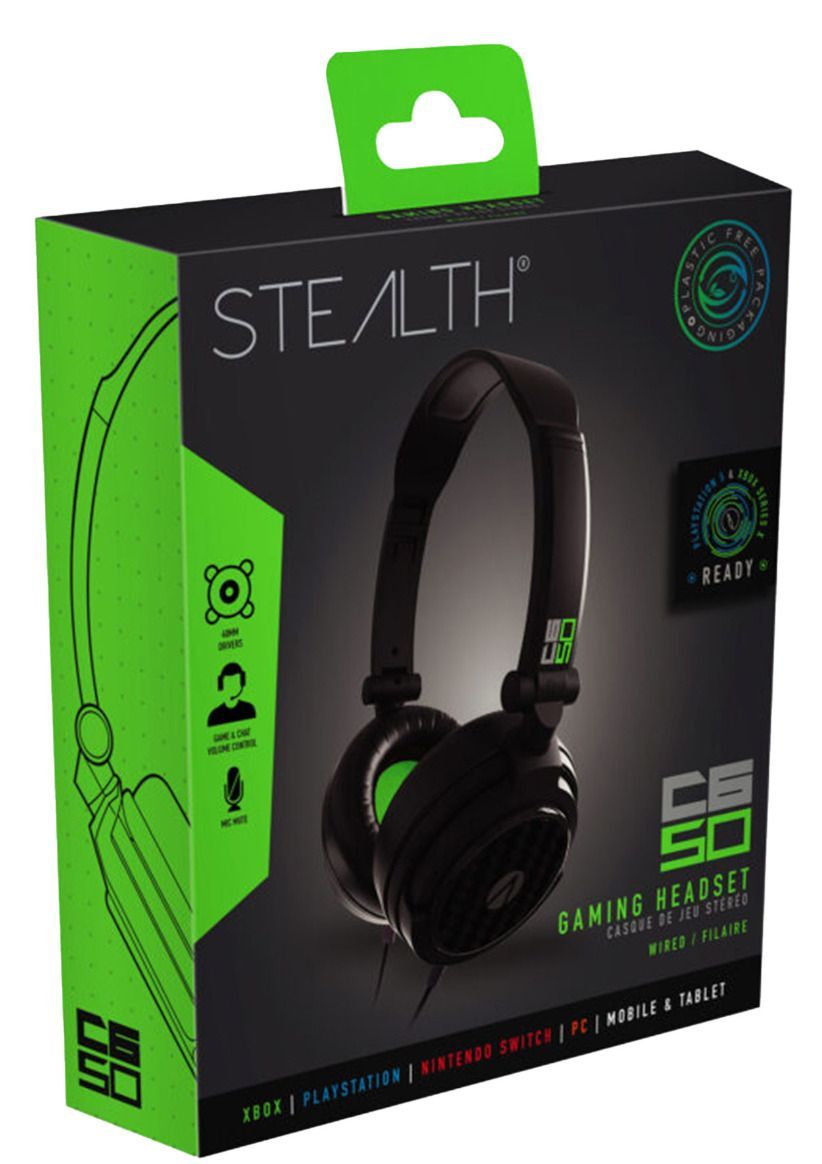 STEALTH C6-50 GREEN GAMING HEADSET on Xbox One