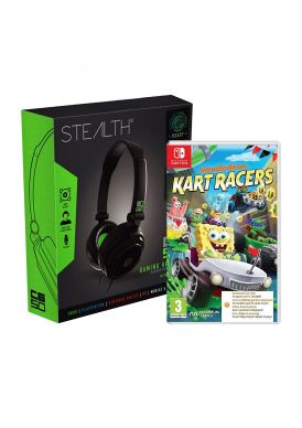Headphone Bundle: Nickelodeon Kart Racers (Code in a box)... 