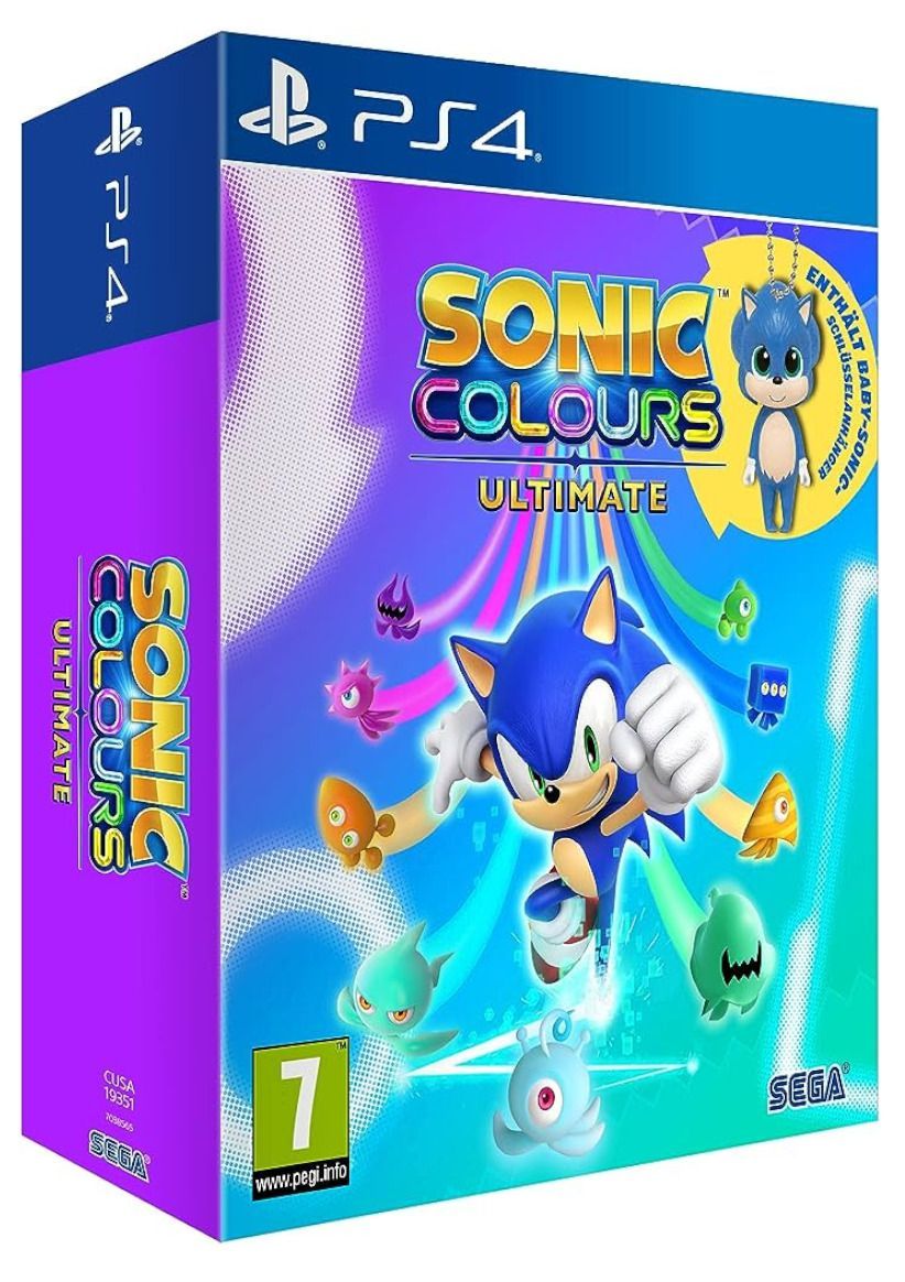 Sonic Colours Ultimate + Keyring on PlayStation 4