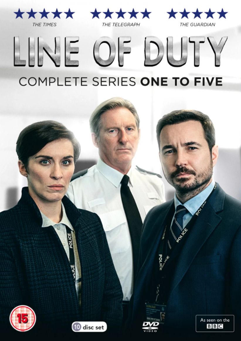 Line of Duty - Series 1-5 Box Set on DVD