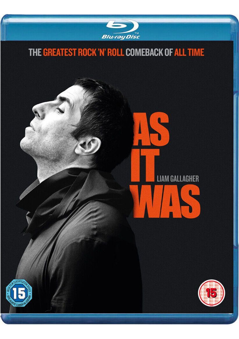 Liam Gallagher: As It Was on Blu-ray