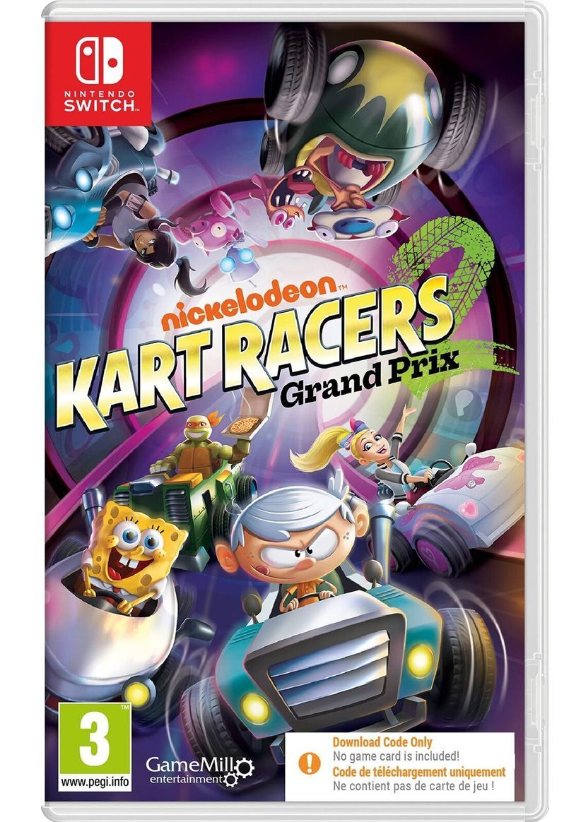 Nickelodeon Kart Racers 2: Grand Prix (Code In Box) on Nintendo Switch