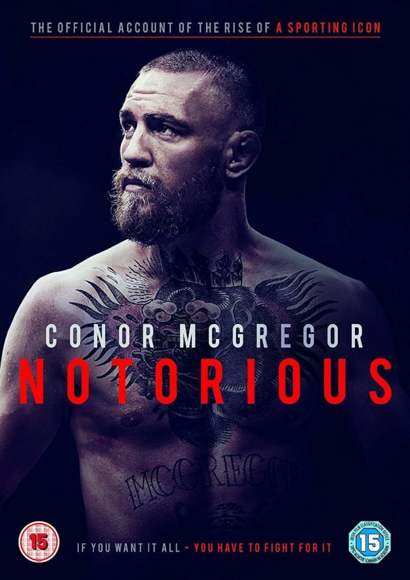 Conor McGregor Notorious on DVD