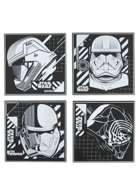 Star Wars Kylo Ren & Stormtrooper Coasters (Set of 4)... 