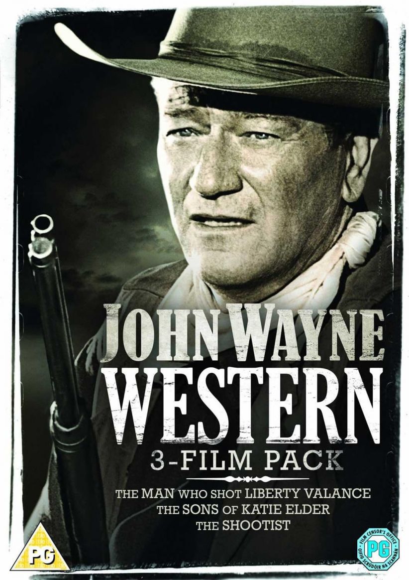 John Wayne: Western Triple (The Man Who Shot Liberty Valance, The Sons of Katie Elder, The Shootist) on DVD