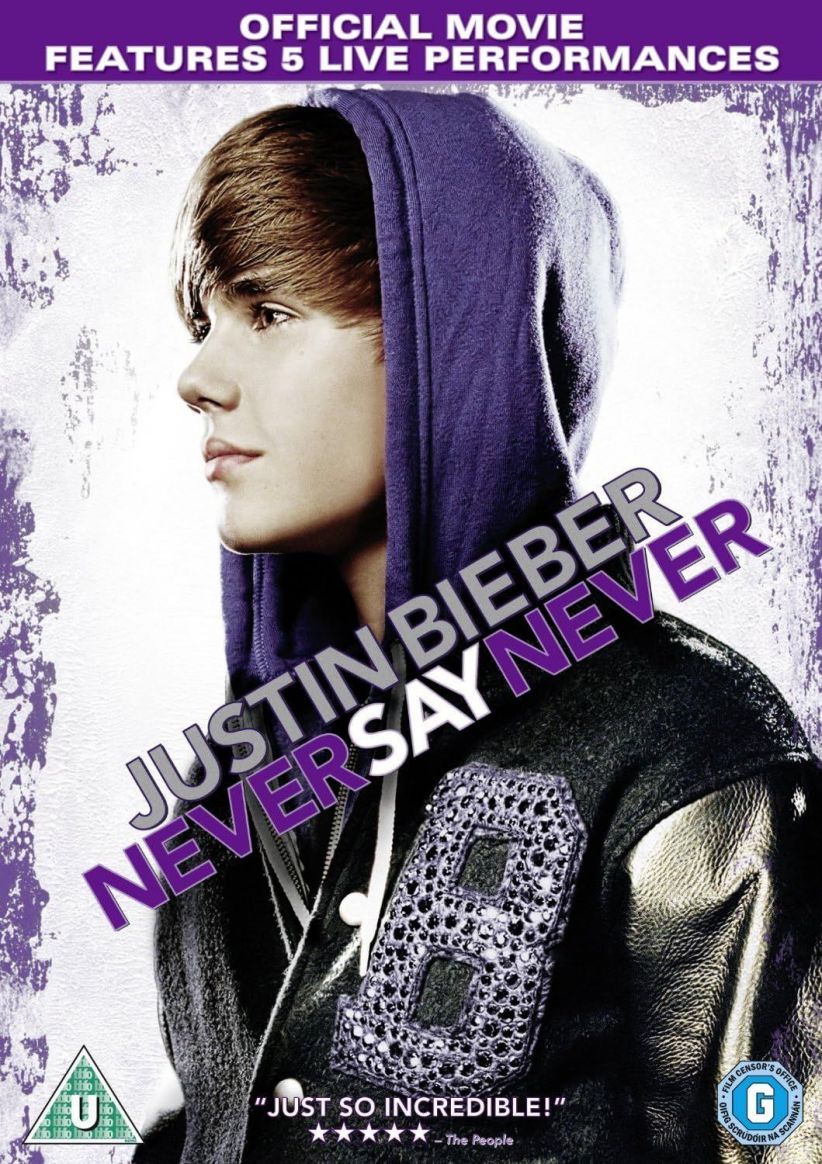 Justin Bieber: Never Say Never on DVD