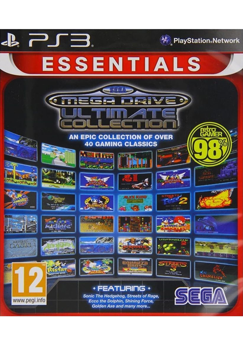 SEGA Mega Drive Ultimate Collection Essentials (PS3) on 