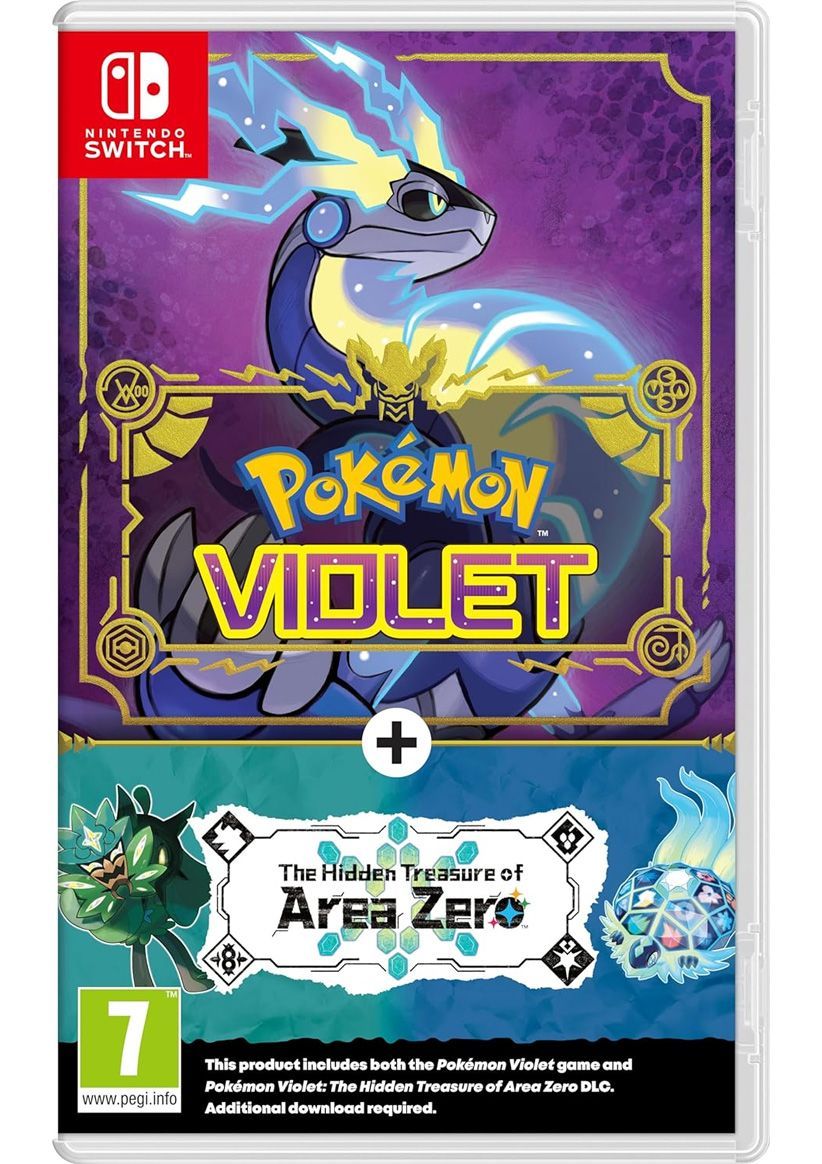 Pokemon Violet + The Hidden Treasure of Area Zero DLC on Nintendo Switch