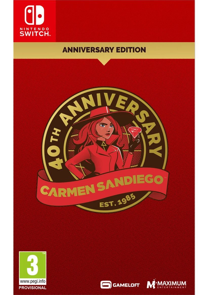 Carmen Sandiego 40th Anniversary Edition on Nintendo Switch