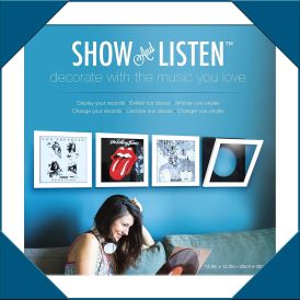 Show & Listen Vinyl Record Album LP Frame, Single, White... 