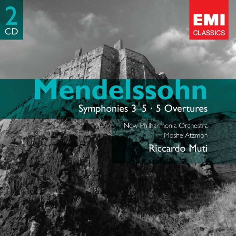 Riccardo Muti - Mendelssohn: Symphony 3-5 - 5 Overtures on CD
