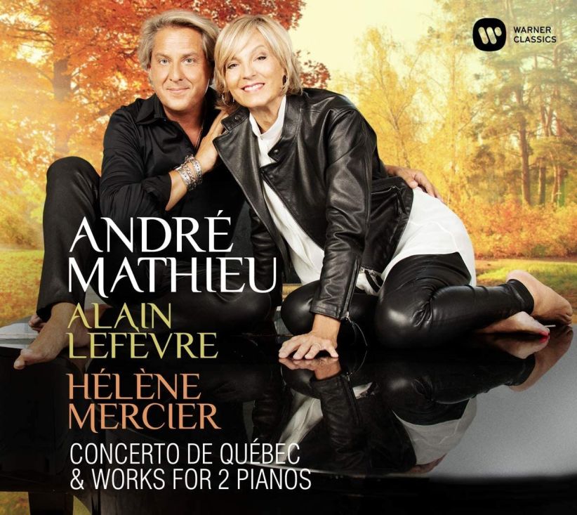 Mathieu - Concerto de Quebec & Works for 2 Pianos on CD