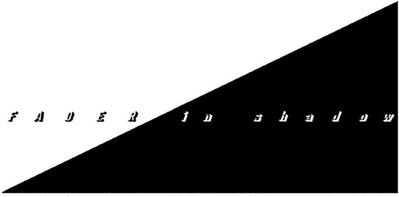 Fader - In Shadow on CD