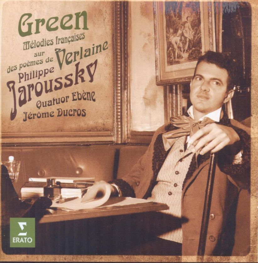 Jérôme Ducros Philippe Jaroussky - Green: Melodies Françaises on Verlaine’s poems on CD