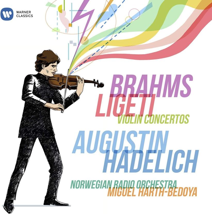 Augustin Hadelich - Brahms and Ligeti Violin Concertos on CD