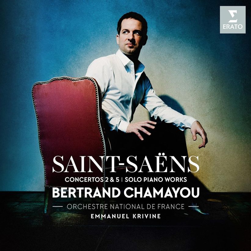 Bertrand Chamayou - Saint-Saens: Piano Concertos Nos. 2 & 5 on CD