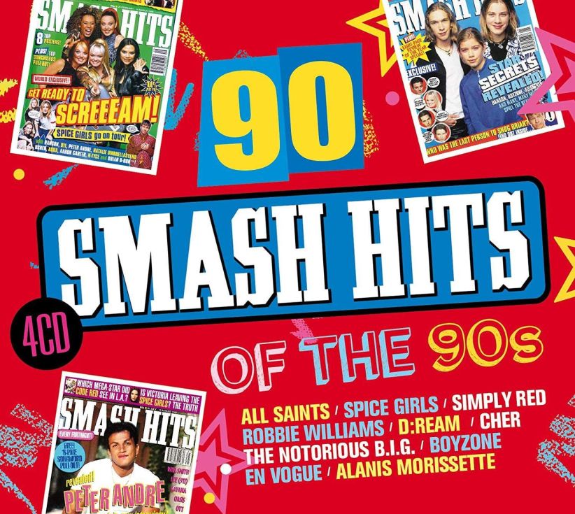 90 Smash Hits of the 90s on CD