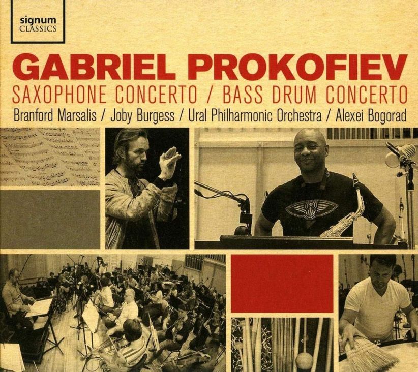 Gabriel Prokofiev - Gabriel Prokofiev: Saxophone Concerto/Bass Drum Concerto on CD