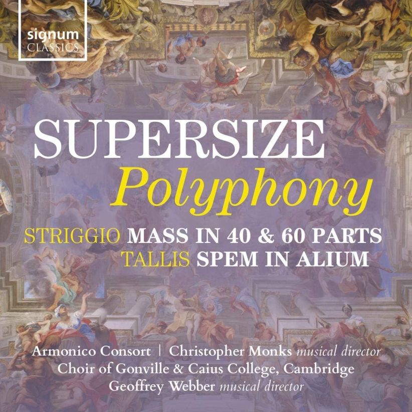 Armonico Consort - Supersize Polyphony: Striggio/Tallis on CD